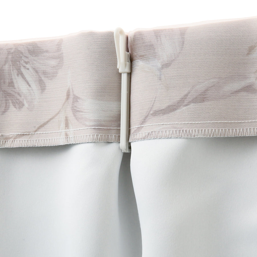 Lilia Double Curtain Beige H1780 x W1000 (Lace &amp; Drape/Ready-made)