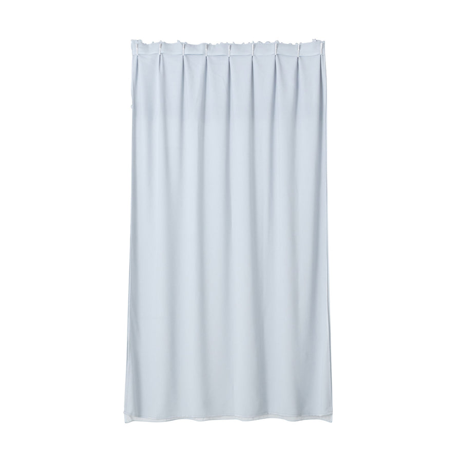 Frill balance double curtain H2000 x W1000 light blue