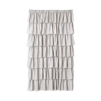 Francfranc(フランフラン) サテンフリル ドレープカーテン H2000×W1000