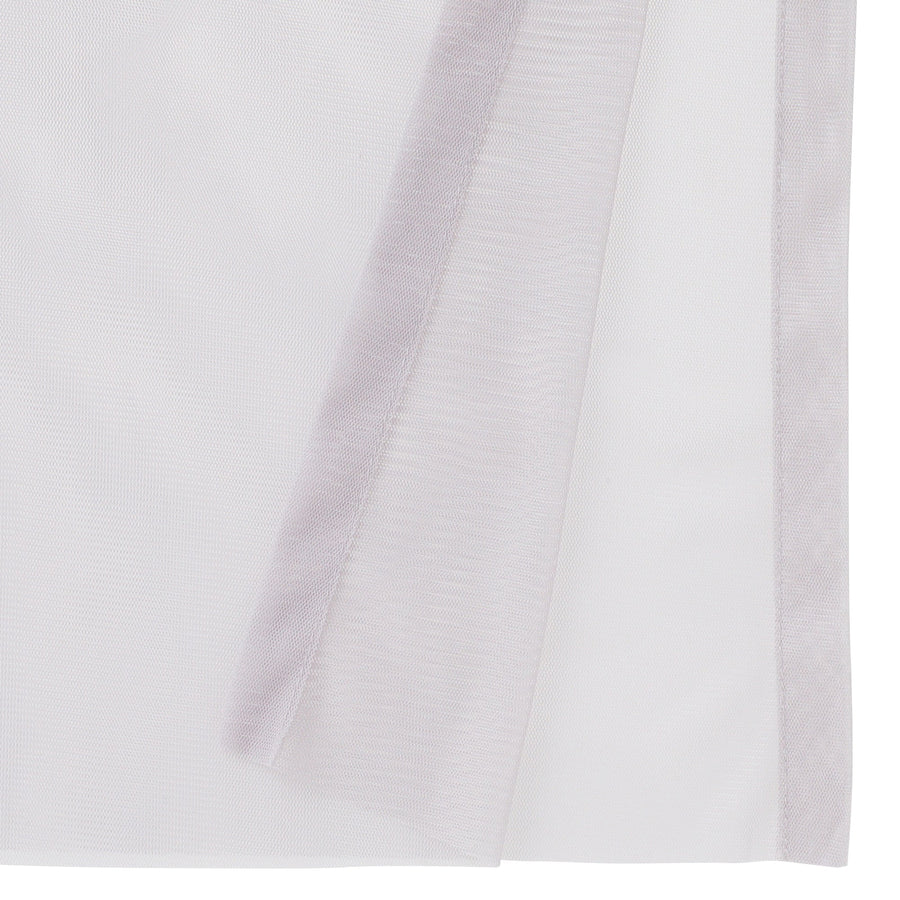 ダブルチュール レースカーテン H2000×W1000 パープル