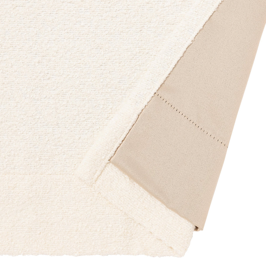 ブークレ ドレープカーテン H2000×W1000 アイボリー