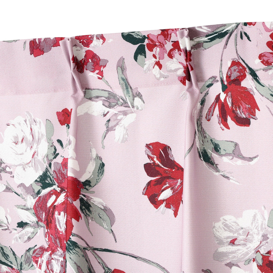 ROZEK Curtain H1780 x W1000 Pink (Drape/Ready-made)