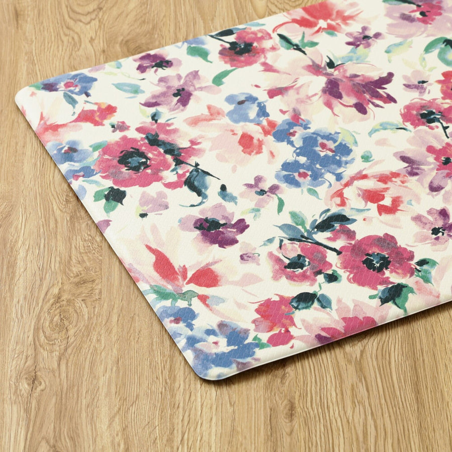 PVC Kitchen Mat Flower S Multi