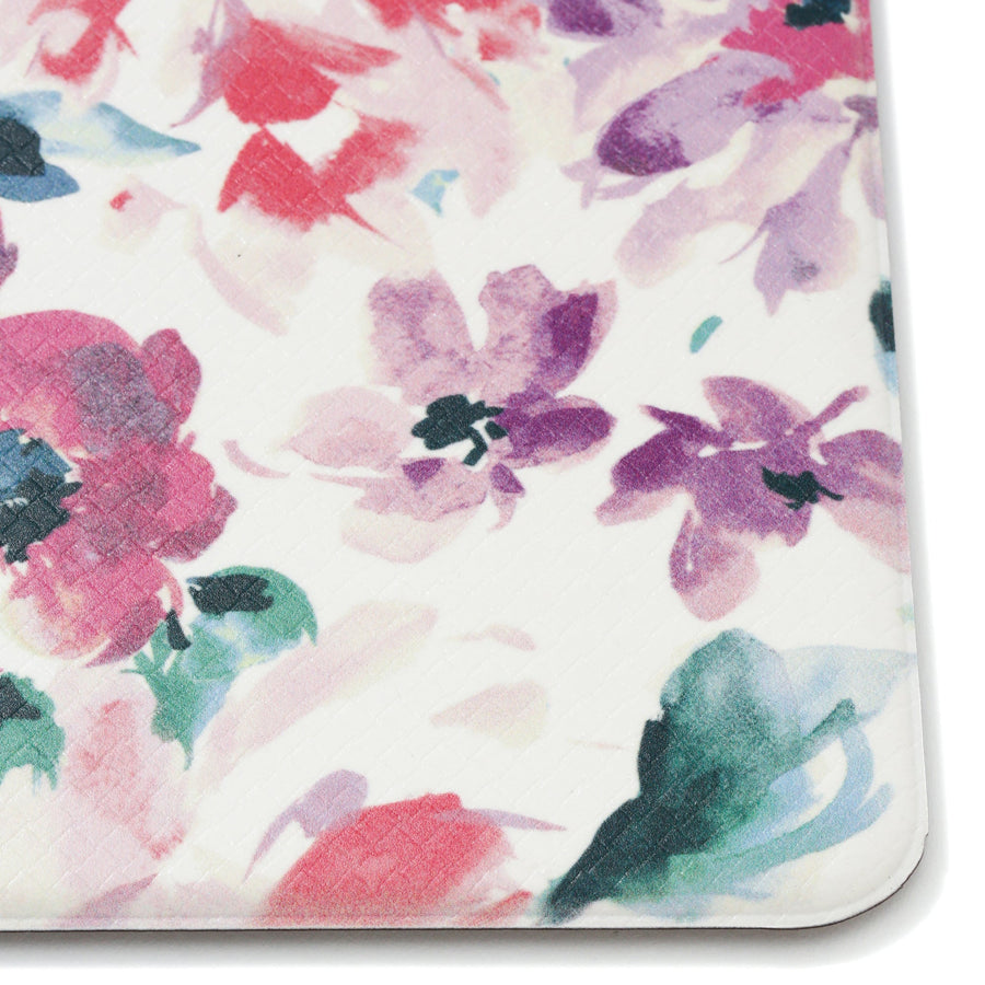 PVC Kitchen Mat Flower Medium Multi