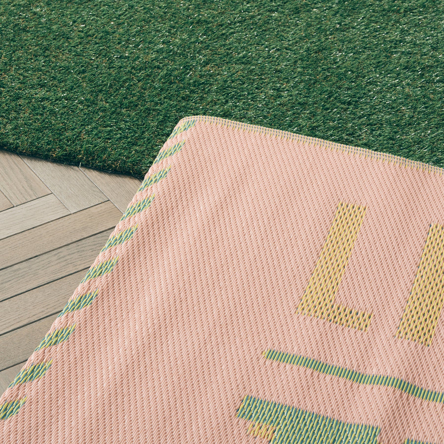 Tuttiful Goza Rug 1800 x 900 Pink x Green