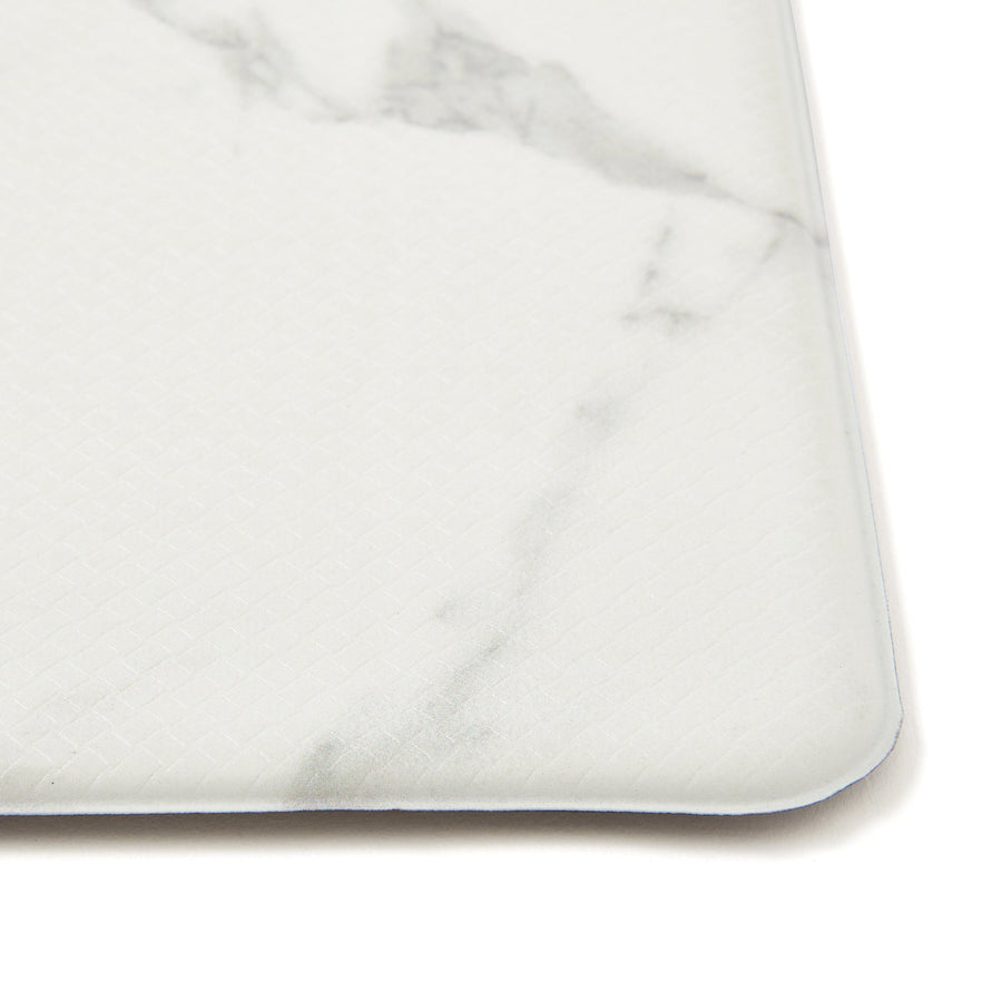 PVC Kitchen Mat Marble XS White x Gray