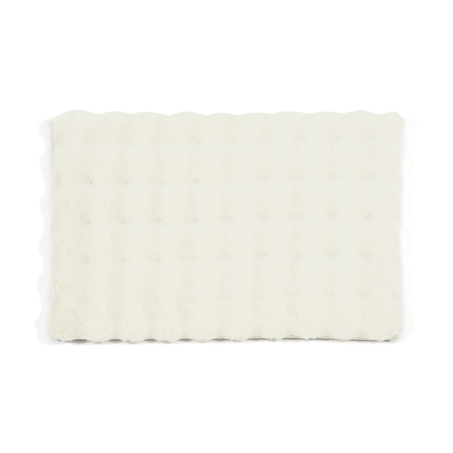 Memory Foam Pocomoko Fur Mat 800 x 500 Ivory