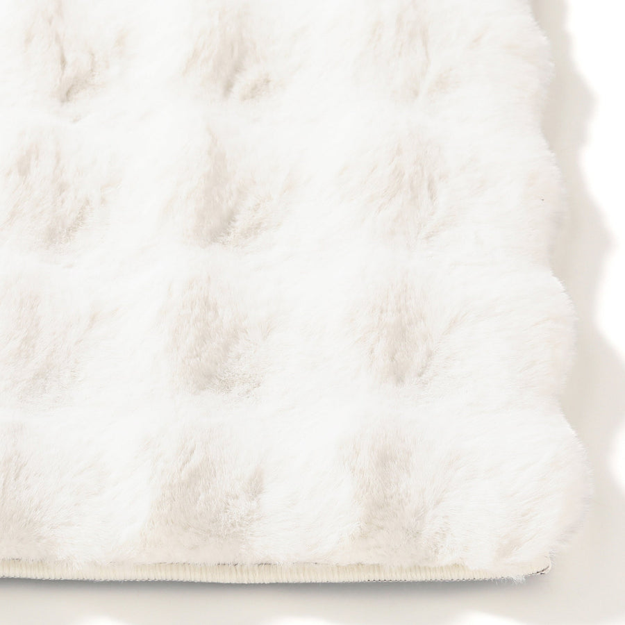 Memory Foam Pocomoko Fur Mat 800 x 500 Ivory