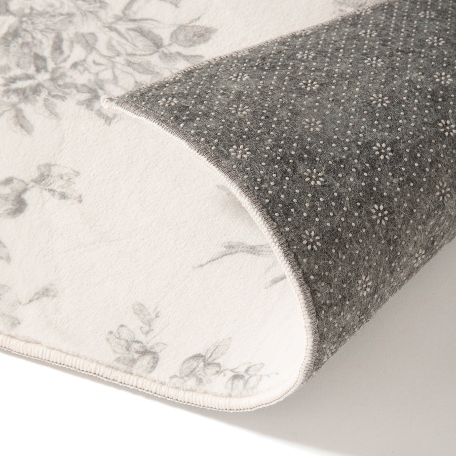 Design Print Mat Classic Flower 800 x 500 Light Gray