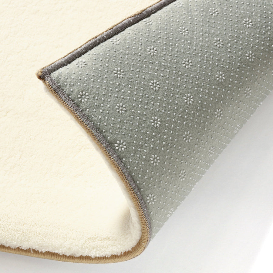 コロレ ラグ S 1400×1000 アイボリー×ベージュ