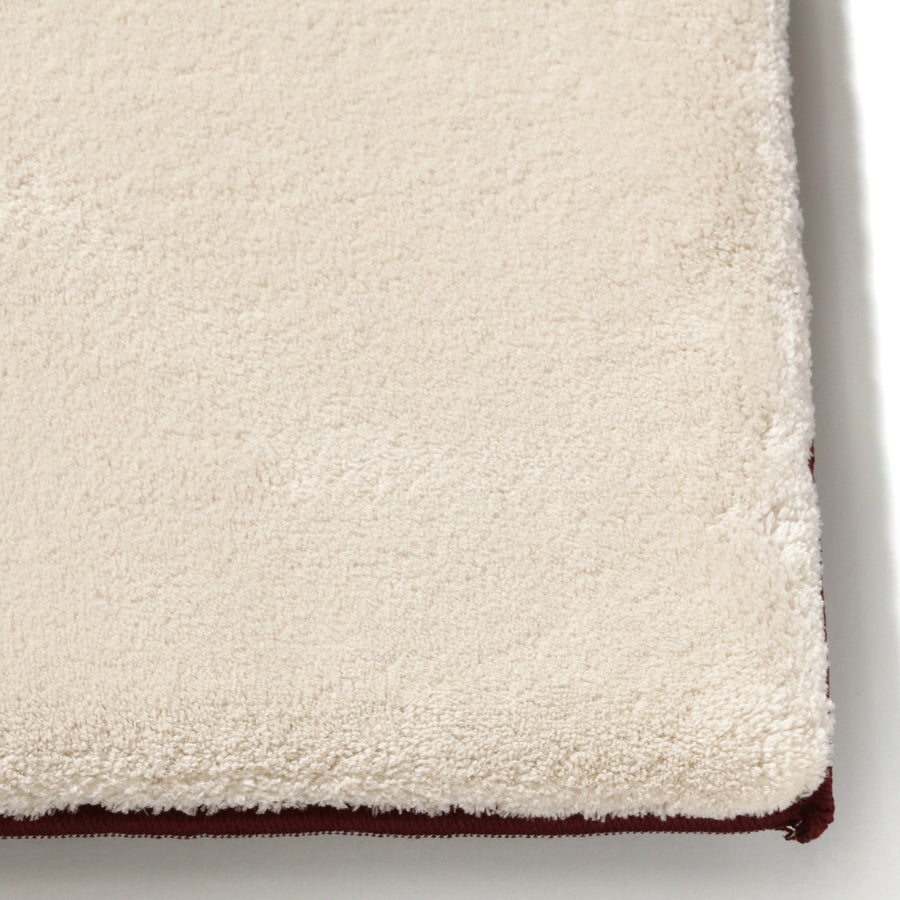 コロレ ラグ M 2000×1400 グレージュ×ブラウン