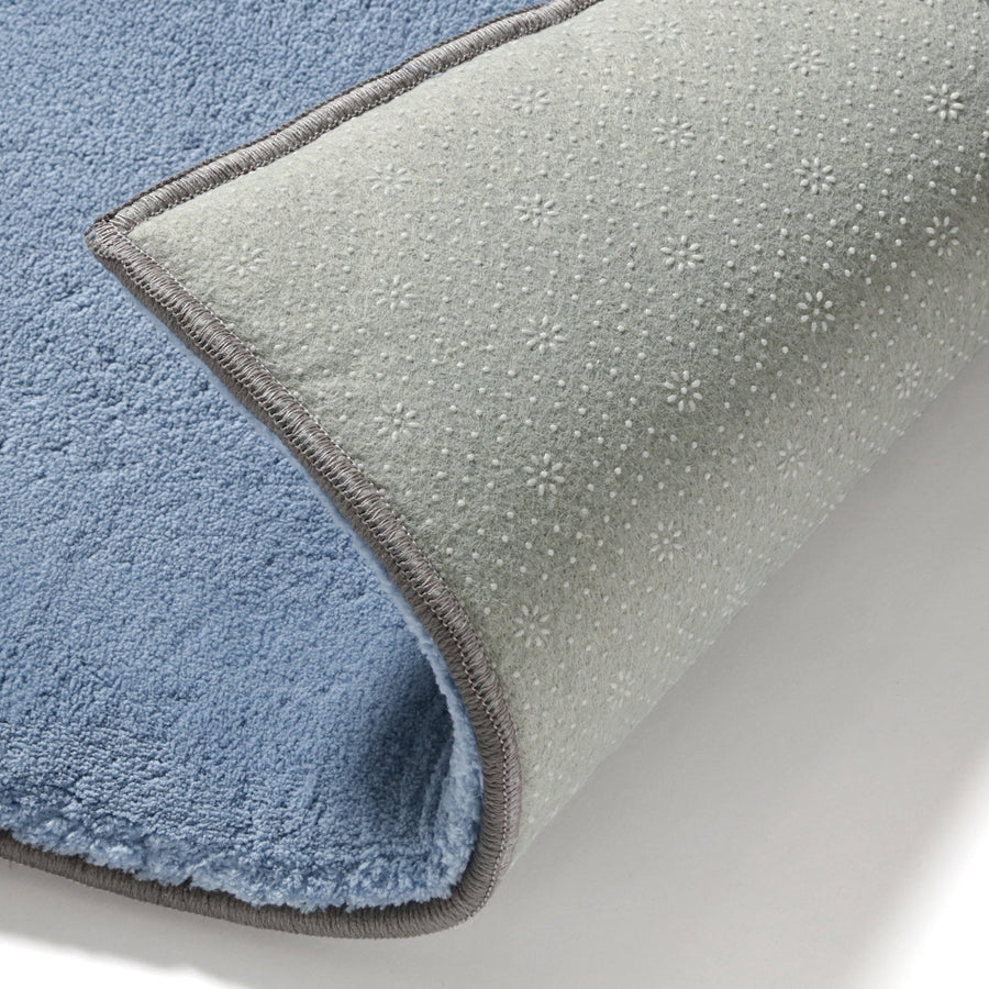 コロレ ラグ S 1400×1000 ブルー×グレー