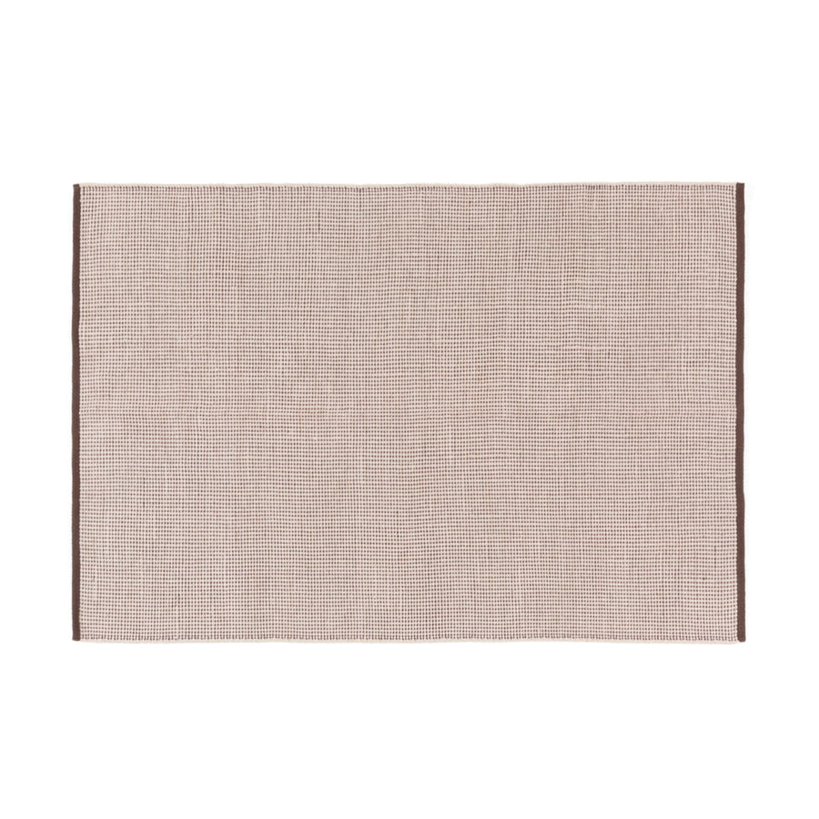 ナトゥ ラグ M 2000×1400 ブラウン×パープル