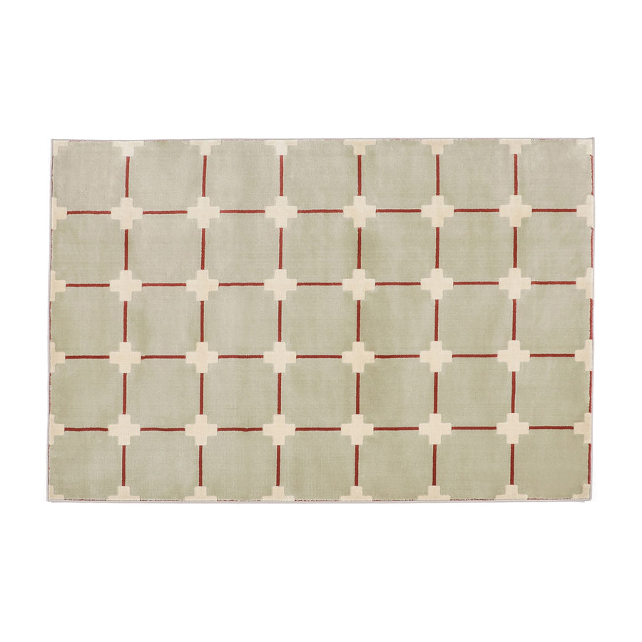 ミッテ ラグ クロスチェック L 2300×1600 グリーン