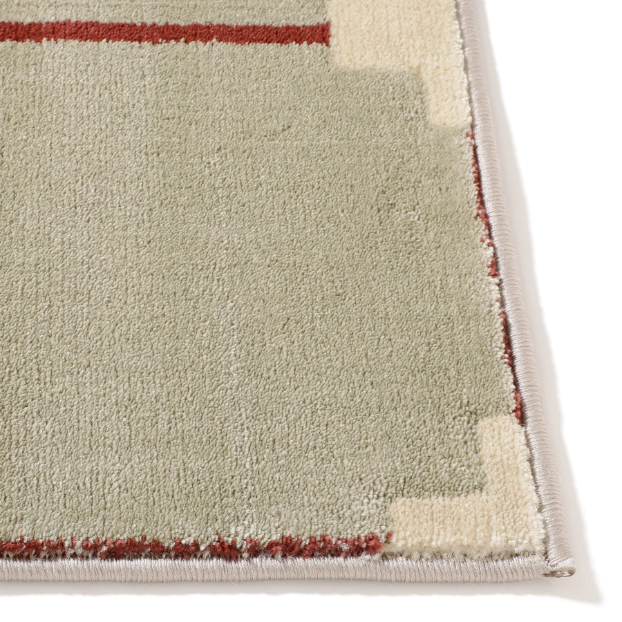 ミッテ ラグ クロスチェック L 2300×1600 グリーン