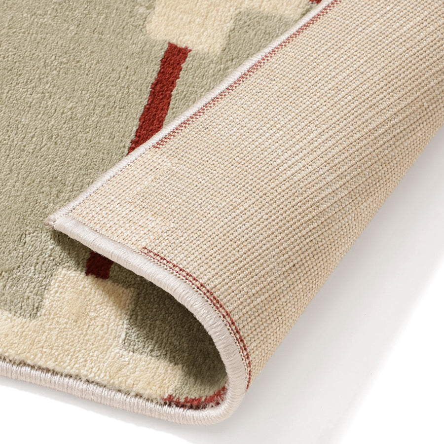 ミッテ ラグ クロスチェック L 2300×1600 グリーン