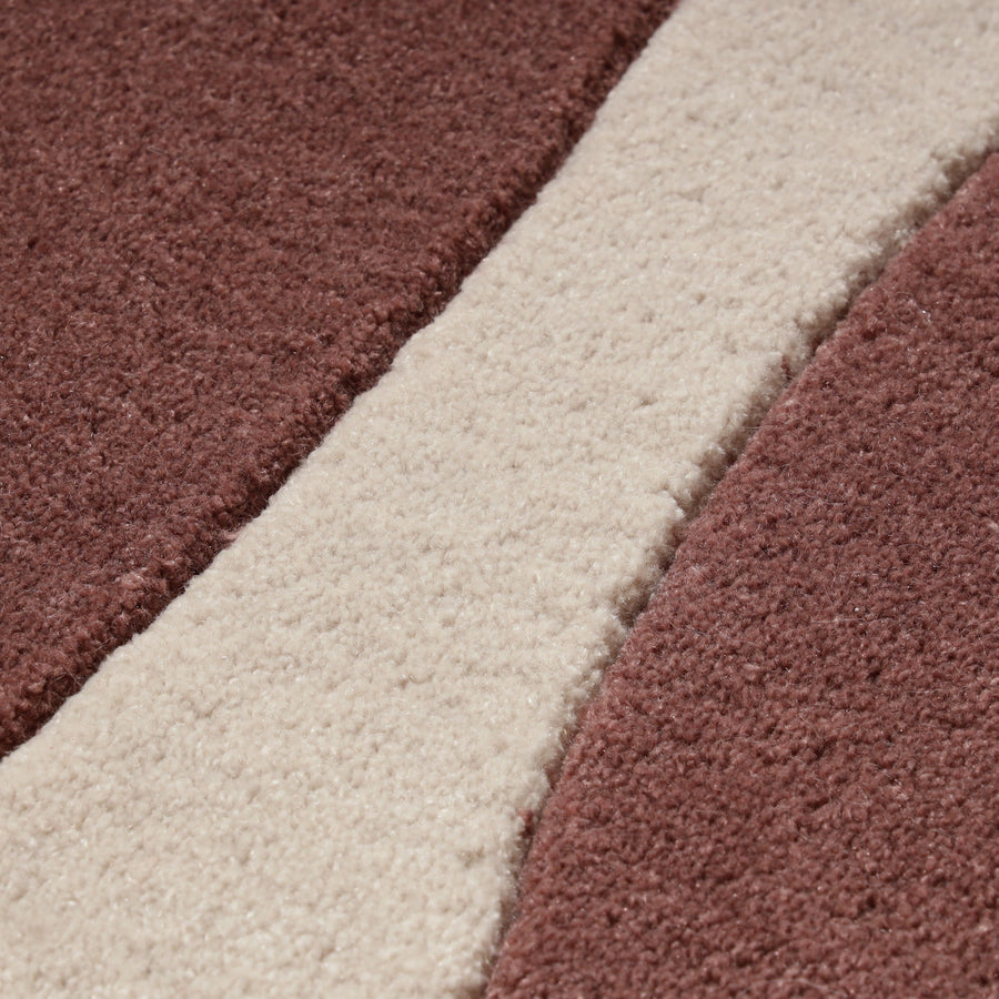 コノール ラグ M ブラウン