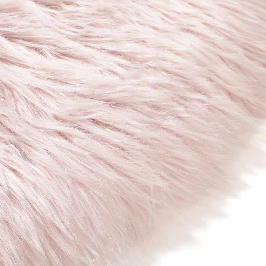 ファーモ ラウンド ラグ Φ1000 ライトピンク