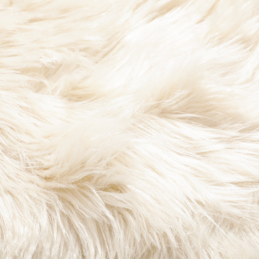 ファーモ ラウンド ラグ Φ1000 ホワイト