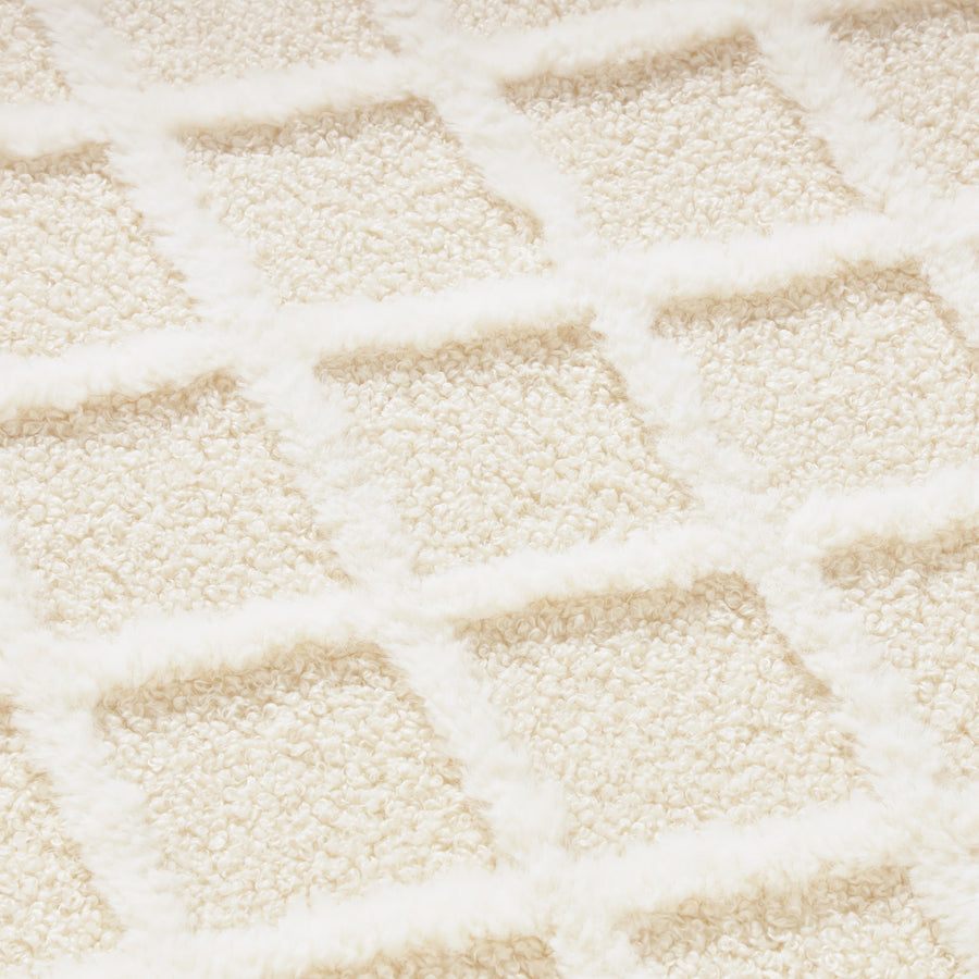 プルマ ホットカーペットラグ L 1900×1900 アイボリー