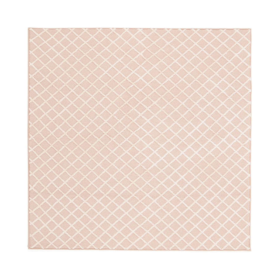 プルマ ホットカーペット ラグ L 1900×1900 ピンク