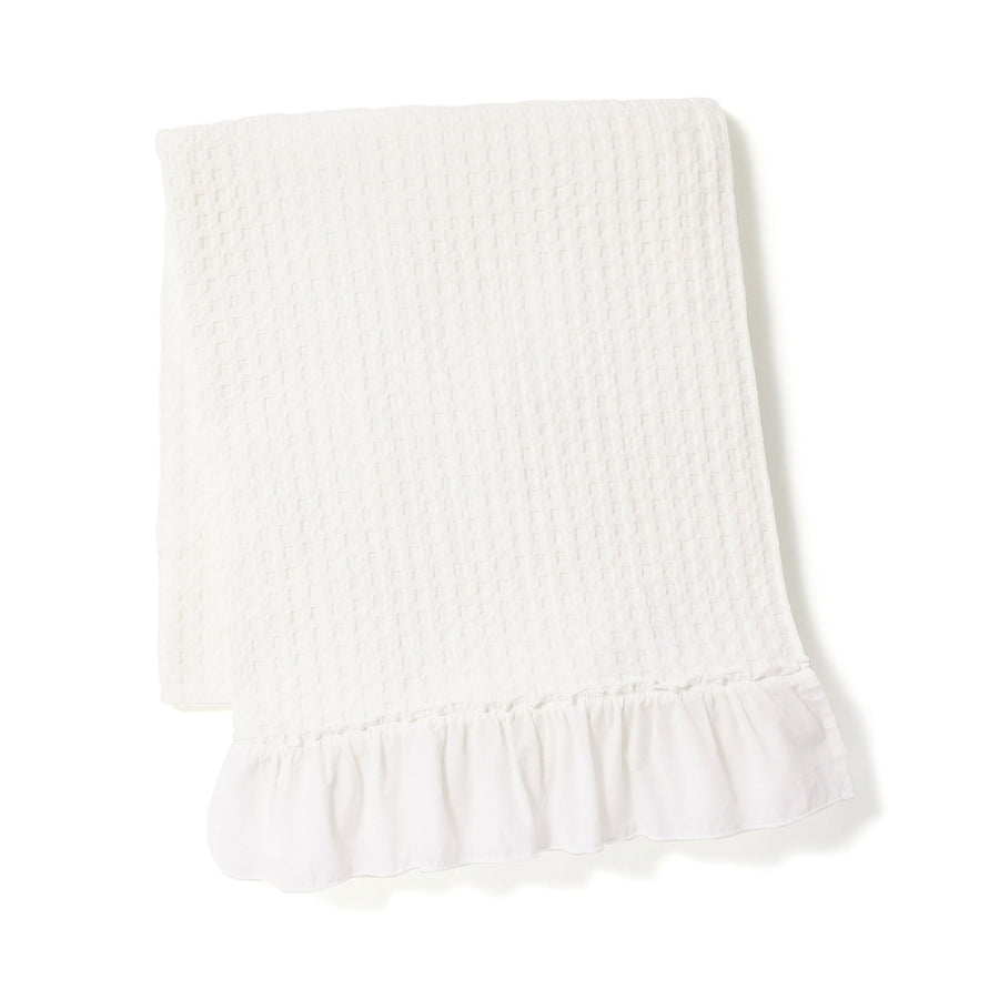 Waffle Summer Blanket (Double) White