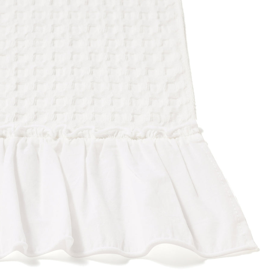 Waffle Summer Blanket (Double) White