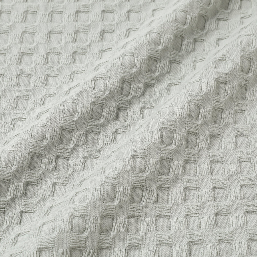 Waffle Summer Blanket (Single, Light Green)