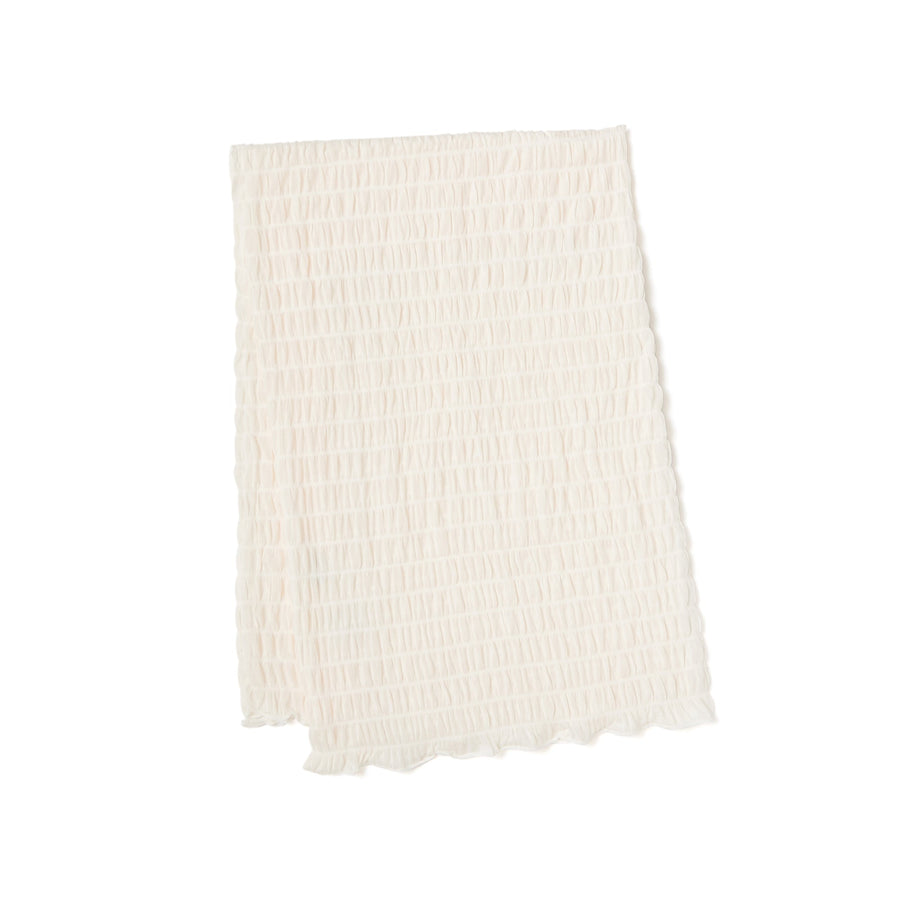 Cool Ripple Blanket (half size, white)