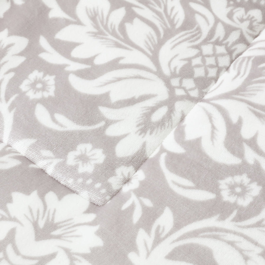 WARMY padded blanket (damask) 1400 x 2000 gray [2022 model]