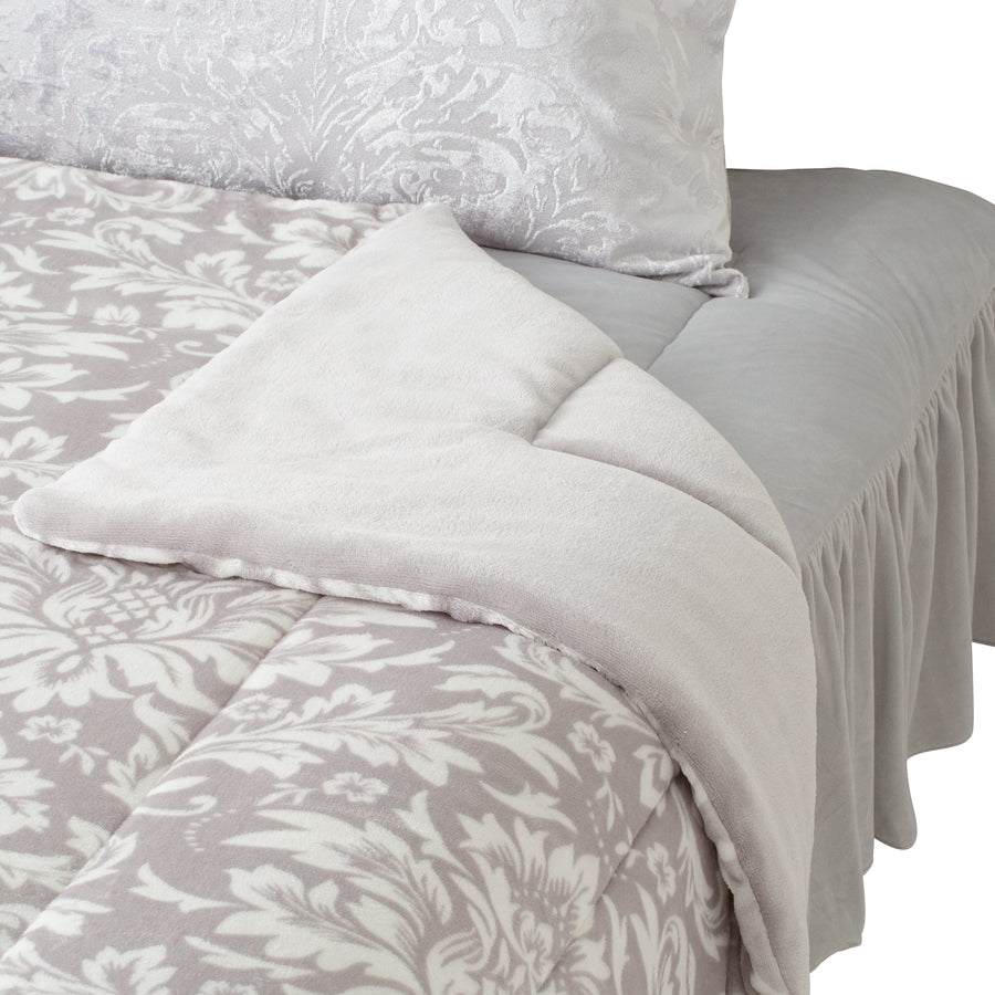 WARMY padded blanket (damask) 1400 x 2000 gray [2022 model]