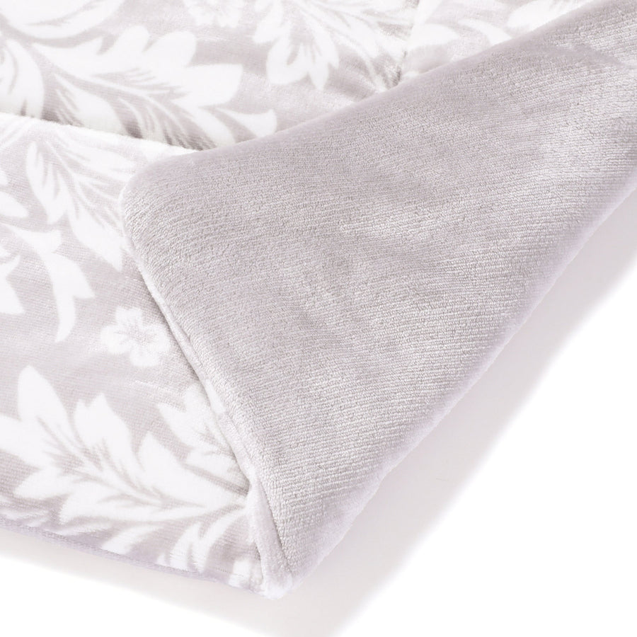 WARMY padded blanket (blanket) Damask 2 1400 x 2000 Gray [2022 model]