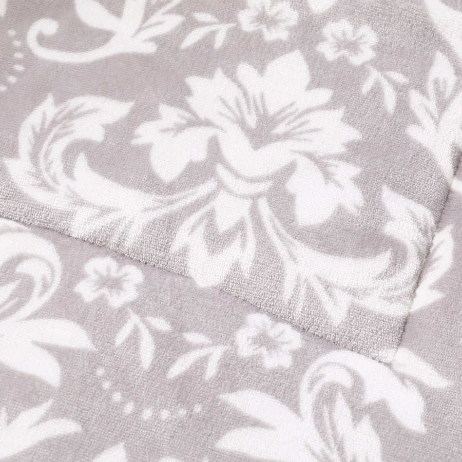 WARMY padded blanket (blanket) Damask 2 1400 x 2000 Gray [2022 model]