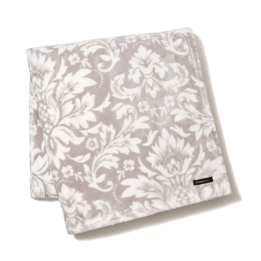 WARMY Damask Blanket (Double) 1800 x 2000, Gray