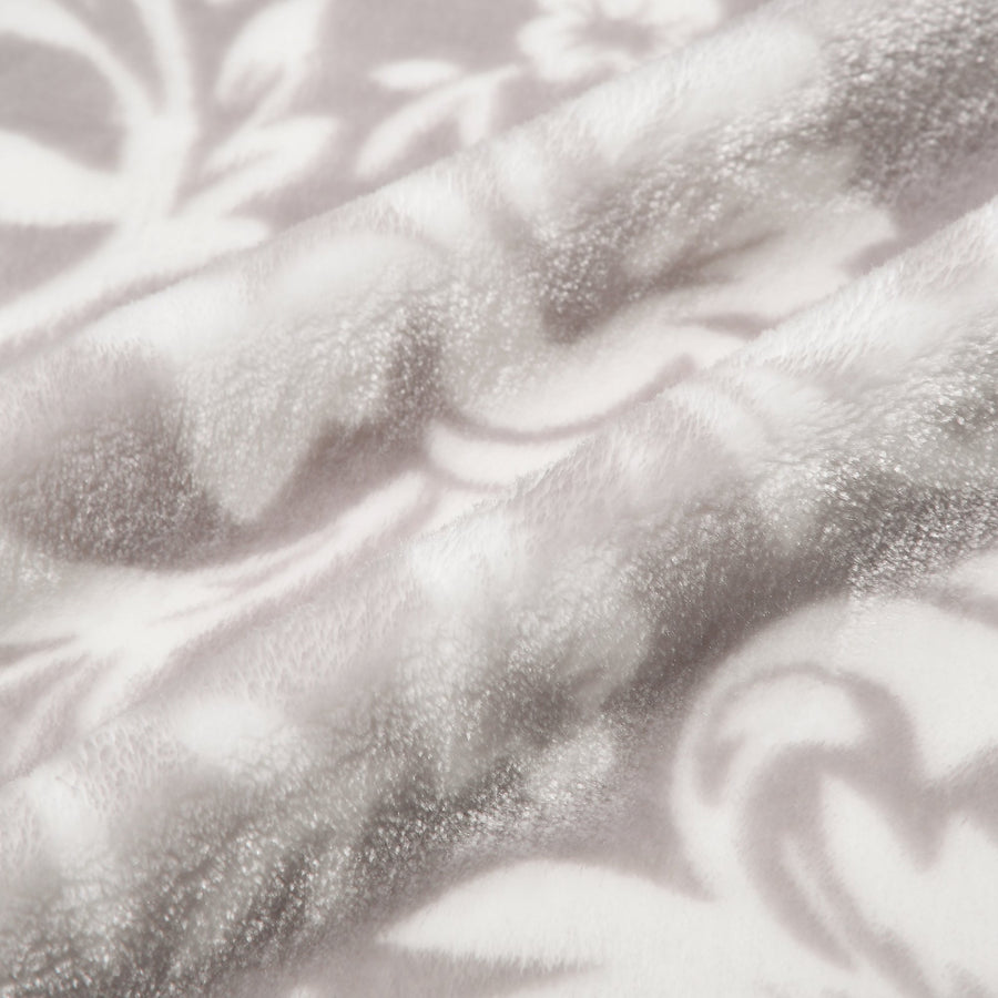 WARMY Damask Blanket (Double) 1800 x 2000, Gray