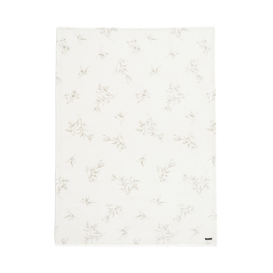 WARMY Plant Pattern Blanket (Single) 1400 x 2000 Ivory