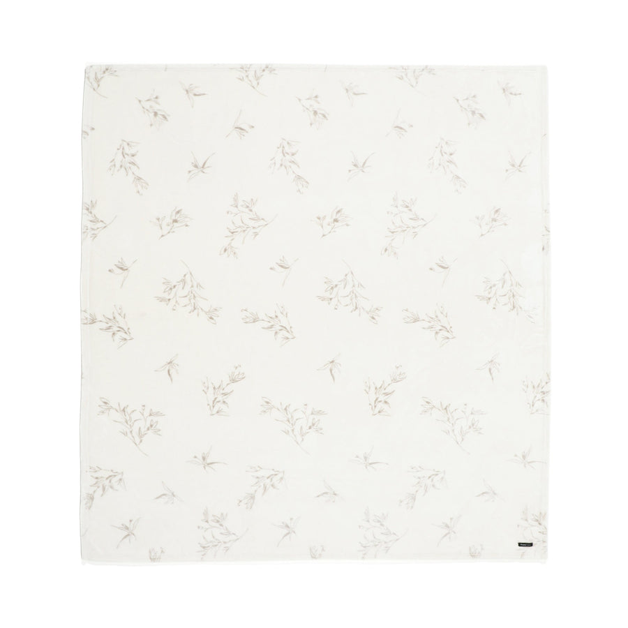 WARMY Plant Pattern Blanket (Double) 1800 x 2000 Ivory