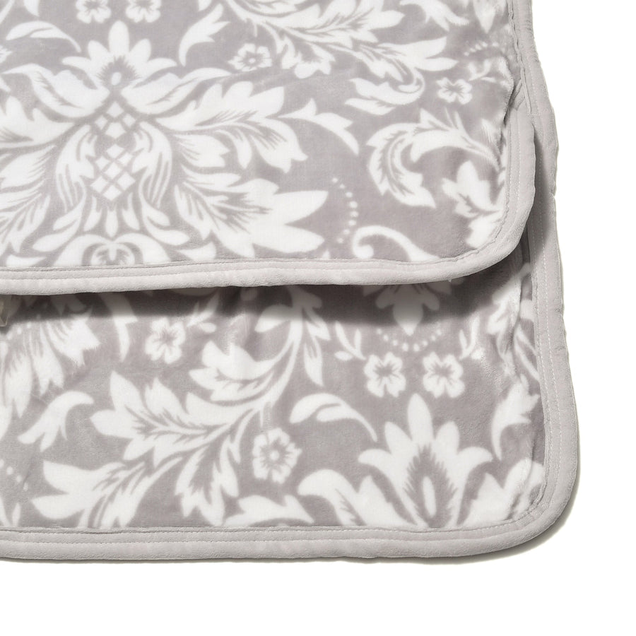 WARMY Sleeping Bag Type Blanket (Damask) Double 1200 x 2000 Gray