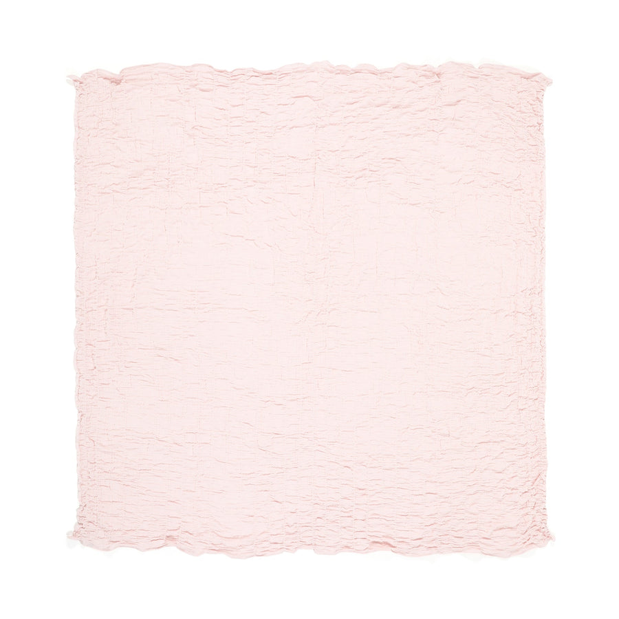 Ripple Gauze Blanket Double Light Pink