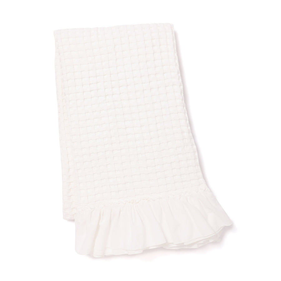 なめらか ワッフルケット ダブル ホワイト