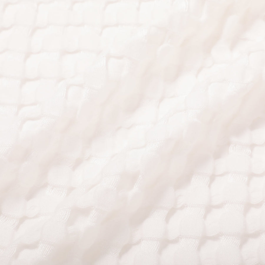 なめらか ワッフルケット ダブル ホワイト