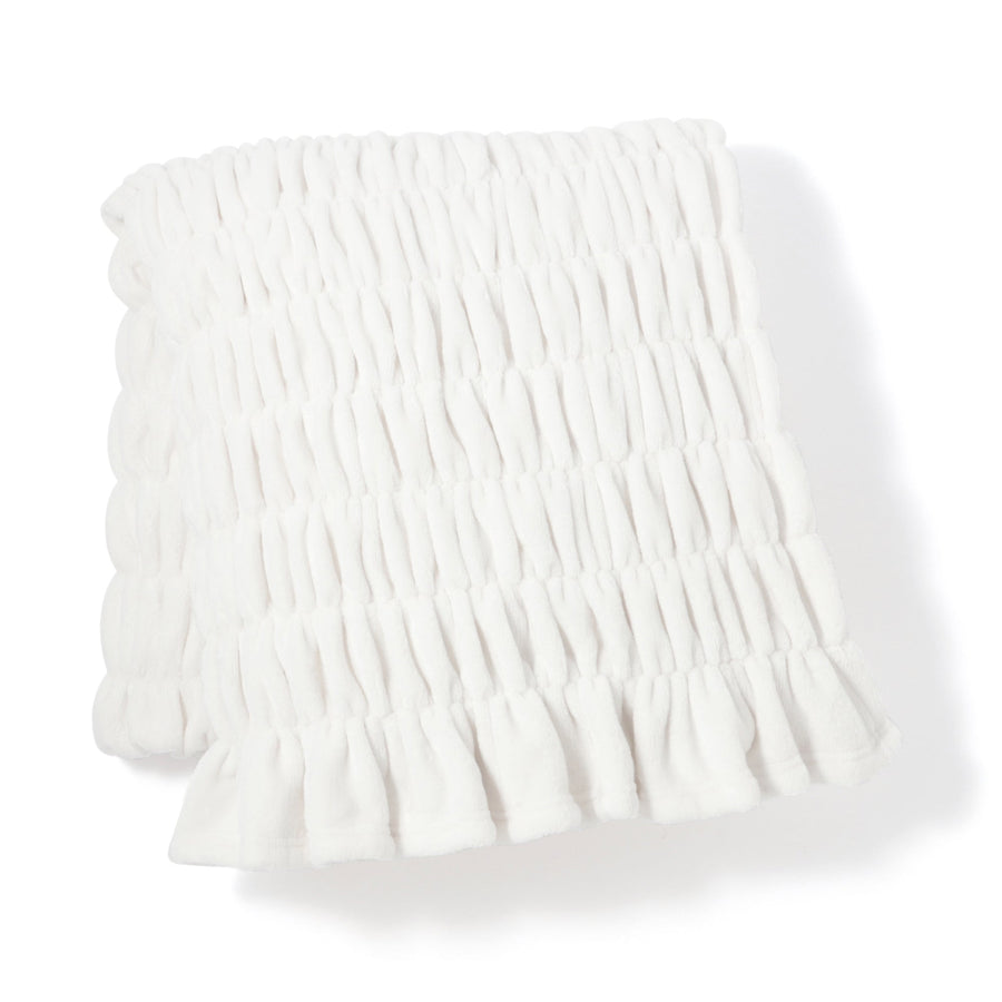 WARMY CICA リップル ブランケット（毛布）ダブル 1800×2000 アイボリー