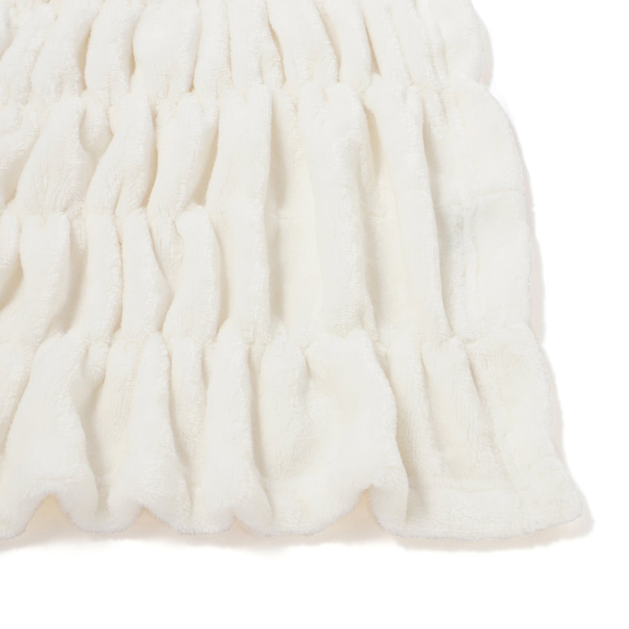 WARMY CICA リップル ブランケット（毛布）ダブル 1800×2000 アイボリー