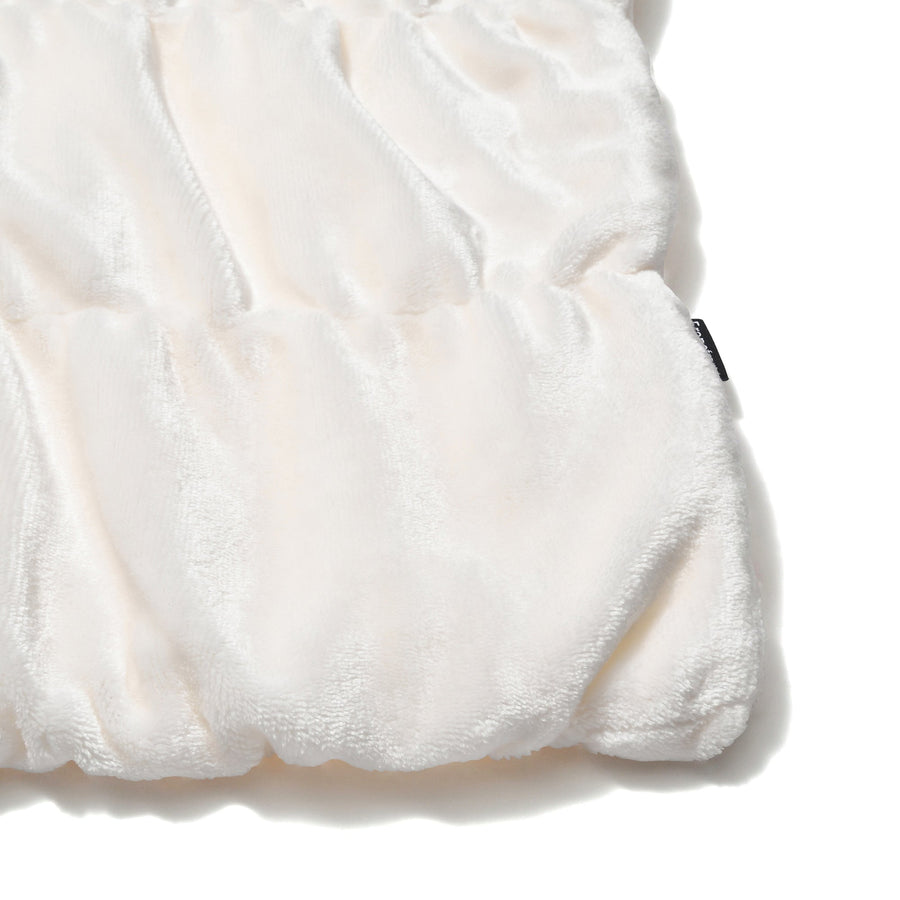 WARMY 中わた入りブランケット リップル（毛布）シングル 1400×2000 アイボリー