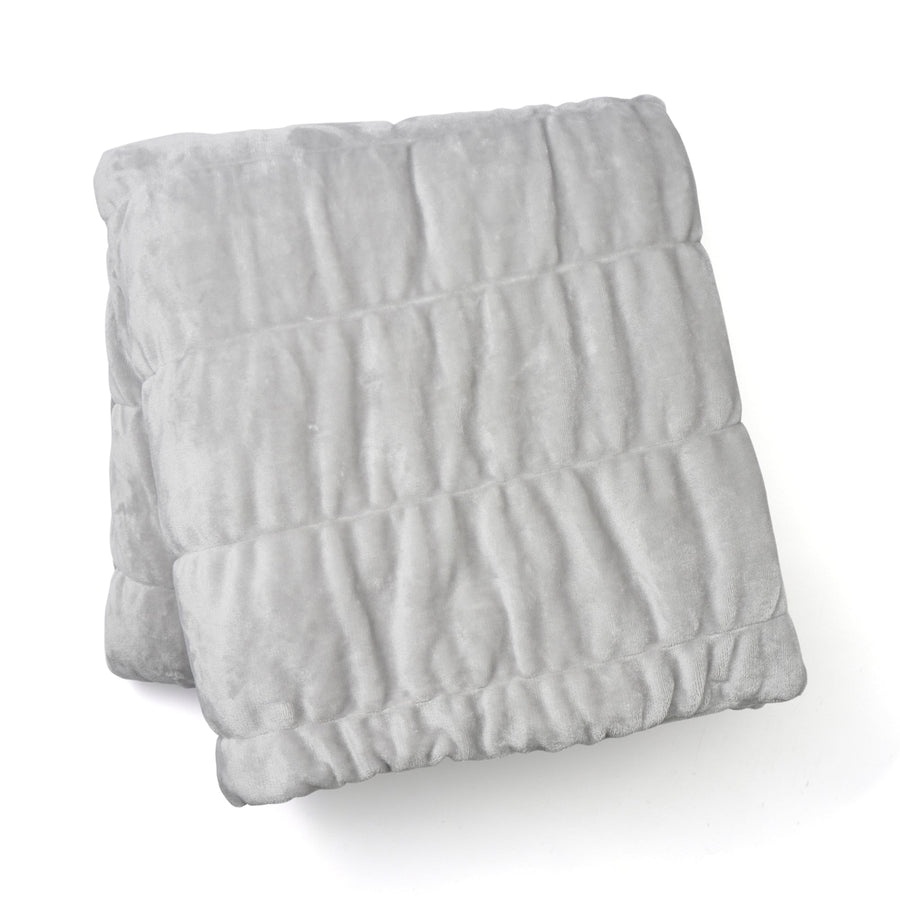 WARMY 中わた入りブランケット リップル（毛布）シングル 1400×2000 グレー