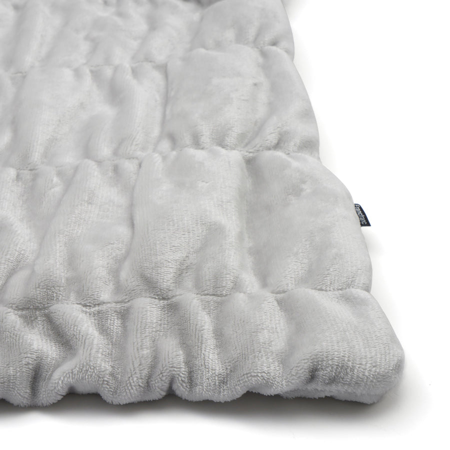 WARMY 中わた入りブランケット リップル（毛布）シングル 1400×2000 グレー