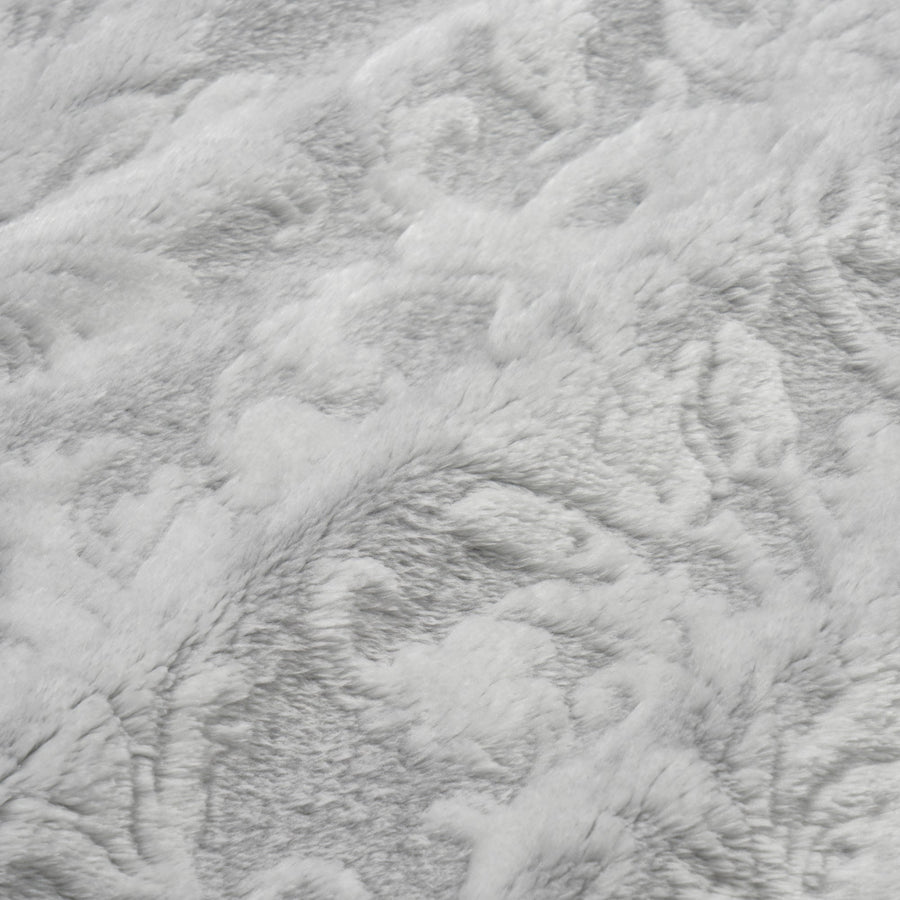 WARMY ダマスク ブランケット（毛布）シングル グレー