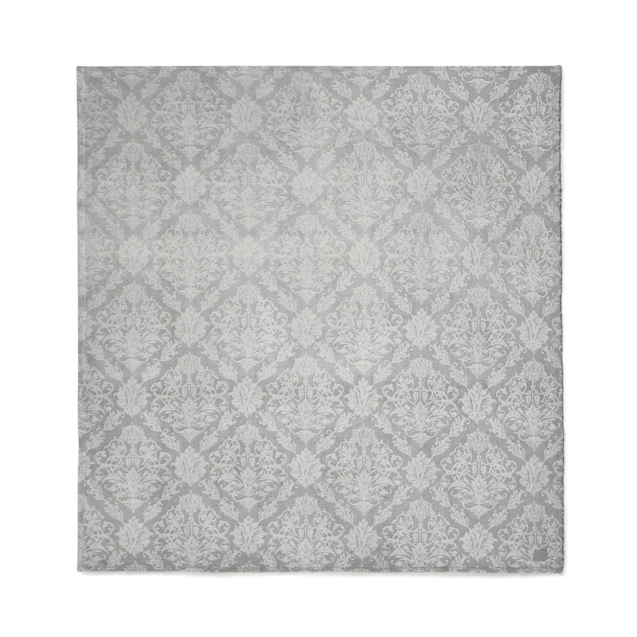 WARMY ダマスク ブランケット（毛布）ダブル グレー