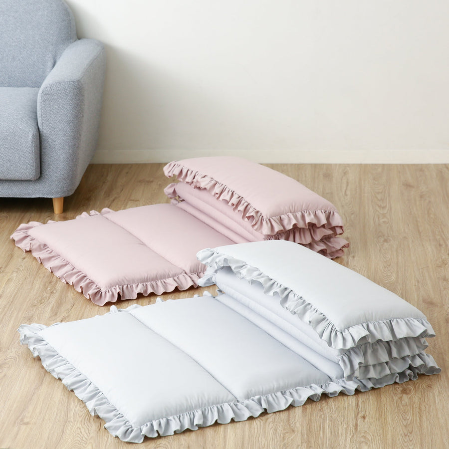 Frilled sleeping mat 700 x 1800 Pink