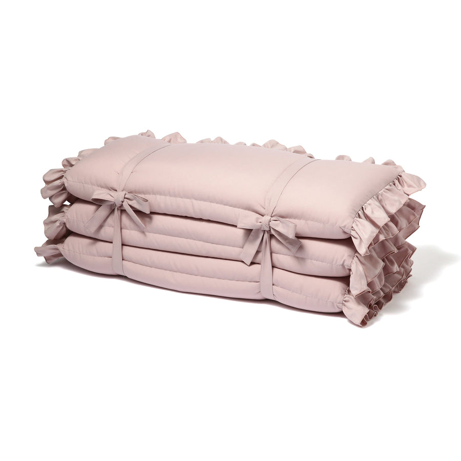 Frilled sleeping mat 700 x 1800 Pink